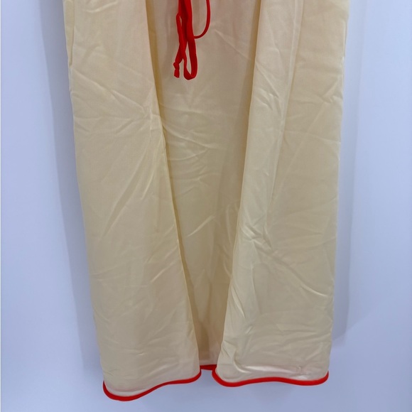 Vintage y2k sears 60s sheer nightgown yellow trim retro 70s dress 32-34 small - Picture 9 of 16